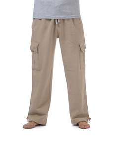 Pro Club Fleece Cargo Pants Khaki