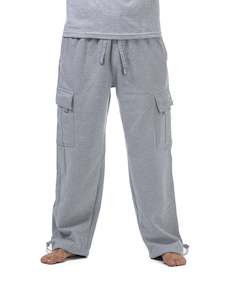 Pro Club Fleece Cargo Pants LIGHT GREY