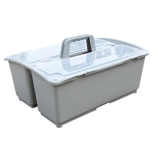 Cleaning Buckets: 23L Double Sided Multi-purpose Bucket with Lids