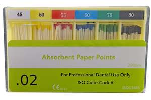 Absorbent Paper Points 200pcs/box