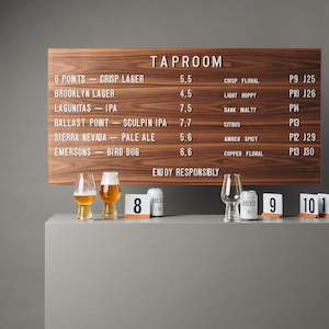 Menu Board (2 Sizes, 10 Colours)