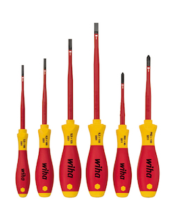 Screwdriver Set 1000V 6pcs Slotted/Pozi Slimfix 3201NZK6