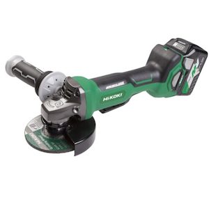 HiKOKI 36V 125mm Brushless Angle Grinder Kit Safety Spec