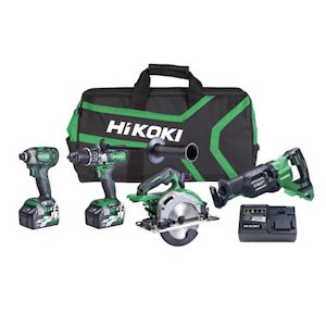 HiKOKI 36V Brushless 4-Tool Trade Kit