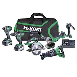 Products: HiKOKI 36V Brushless 6-Tool Trade Kit