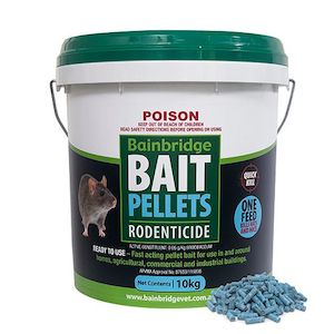 rodent control: Rodent Bait Pellets (Brodifacoum 0.05g/kg) - 10kg