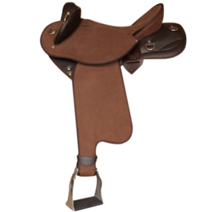 Ezy Ride Half Breed Saddle - Brown