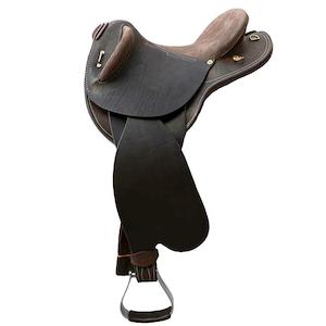 Australian Trail Saddles: Polocrosse Saddle - Roughout Seat