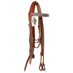 Western Headstall - Blue