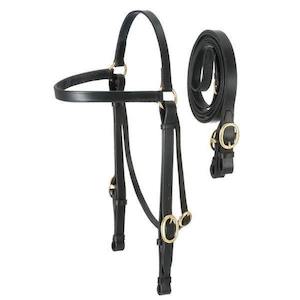 Leather Barcoo Bridle - Black