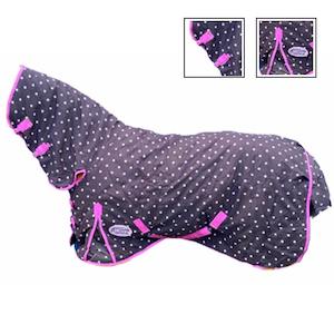 Best Selling Horse Rugs: Ascot 600 Denier Winter Combo - Pink