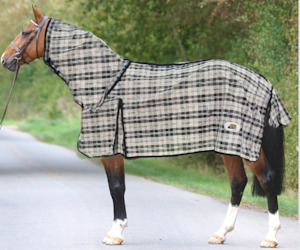 Best Selling Horse Rugs: Shadecloth Combo - Cream/Black