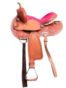 Pink Pony Western Saddle