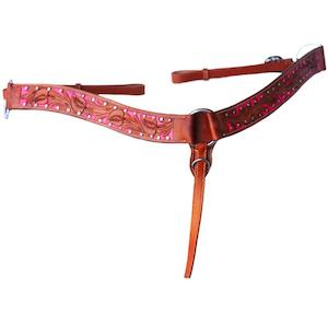 Bling Horse Tack Cheap: Pink Breastplate