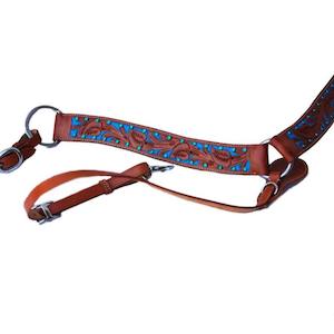 Bling Horse Tack Cheap: Blue Breastplate