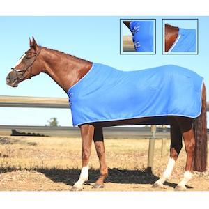 Cheap Horsewarehouse Rugs: Polar Fleece Horse Rug - Blue