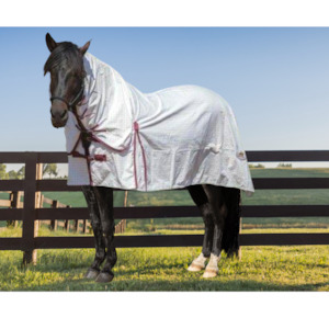 Cheap Horsewarehouse Rugs: Ripstop Combo - White/Red