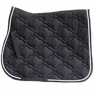 Colorful Dressage Saddle Pads: English Saddle Pad Black