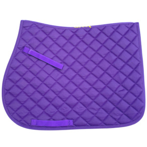 Colorful Dressage Saddle Pads: Cotton All Purpose Saddle Pad - Purple