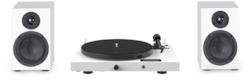 Pro-Ject Audio Juke Box E1 Hi-Fi Set - Juke Box E1 Turntable & Speaker Box 5 Speakers