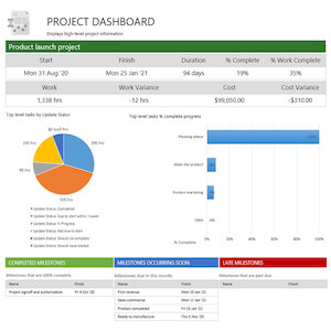 Project Intelligence Template for Microsoft Project