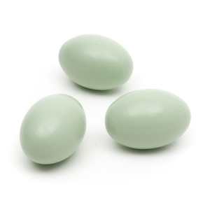 WOODEN EGG - SAGE GREEN