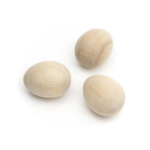 Toy: WOODEN EGG - NATURAL