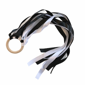 Toy: BLACK & WHITE RIBBON