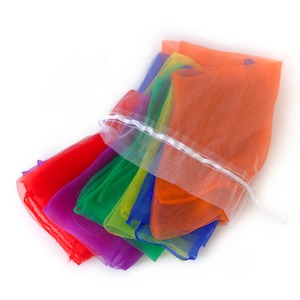 ORGANZA SCARVES - RAINBOW