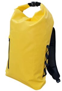 Dry Bag Back Pack XL - Padded Back and Shoulder Straps - Yellow -No Print