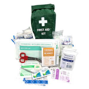 Vehicle First Aid Kit Basic In Soft Hang Bag