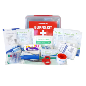 FIRST AID KIT - Medium Commercial Burns First Aid Kit Lunch Box Style