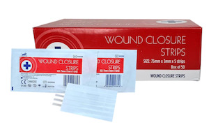 Wound Closure Strip 3mm x 75mm Box Of 50