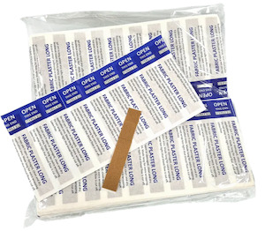 Direct: Finger Extension Fabric Plasters Packet 1000 12cm long plaster for extra wrapping around wound