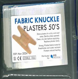 Fabric Knuckle Plasters x50pk