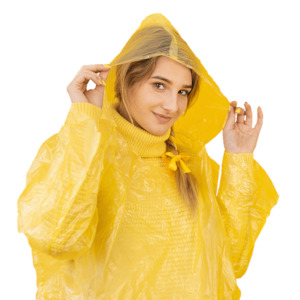 Emergency Poncho - Disposable light weight one size fits most