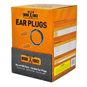 Direct: Ear Plug Foam Corded Box Of 100