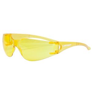 Safety Glasses AS/NZS 1337.1.2010 Anti scratch, fog, 99.9% UV protection Amber