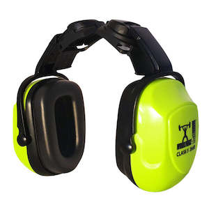 Ear Muff Hi Vis Fluro Yellow Helmet Slotting Style (Class 5)