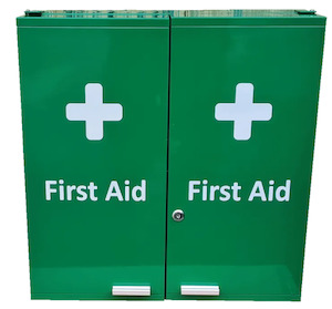 Double Door First Aid Cabinet Wall Mountable -EMPTY