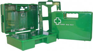 First Aid Plastic Box Wall Mountable in Green - EMPTY