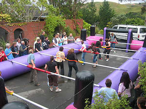 Function equipment renting, leasing or hiring: Human Foosball