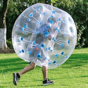 Function equipment renting, leasing or hiring: Bumper Balls (ZORB)