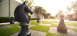 Function equipment renting, leasing or hiring: Giant Chess Board Game