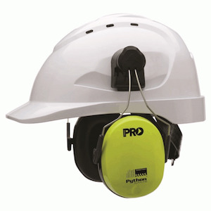 Python® Slimline Hard Hat Earmuffs Class 5, 31db