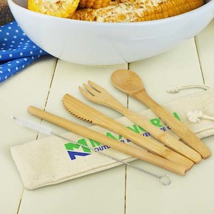 TRENDS Bamboo Cutlery Set