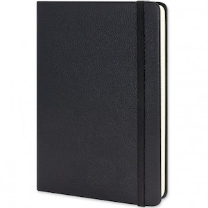 Moleskine Classic Leather Hard Cover Notebook - Large