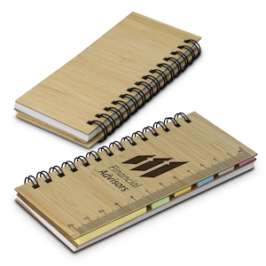 Event, recreational or promotional, management: Bamboo Sticky Note Wallet