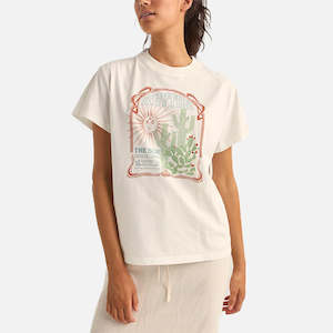 Rhythm Del Camino Band Tee - White