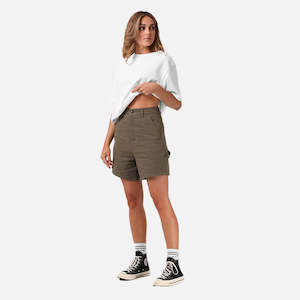 RPM Hemp Work Short - Washed Olive